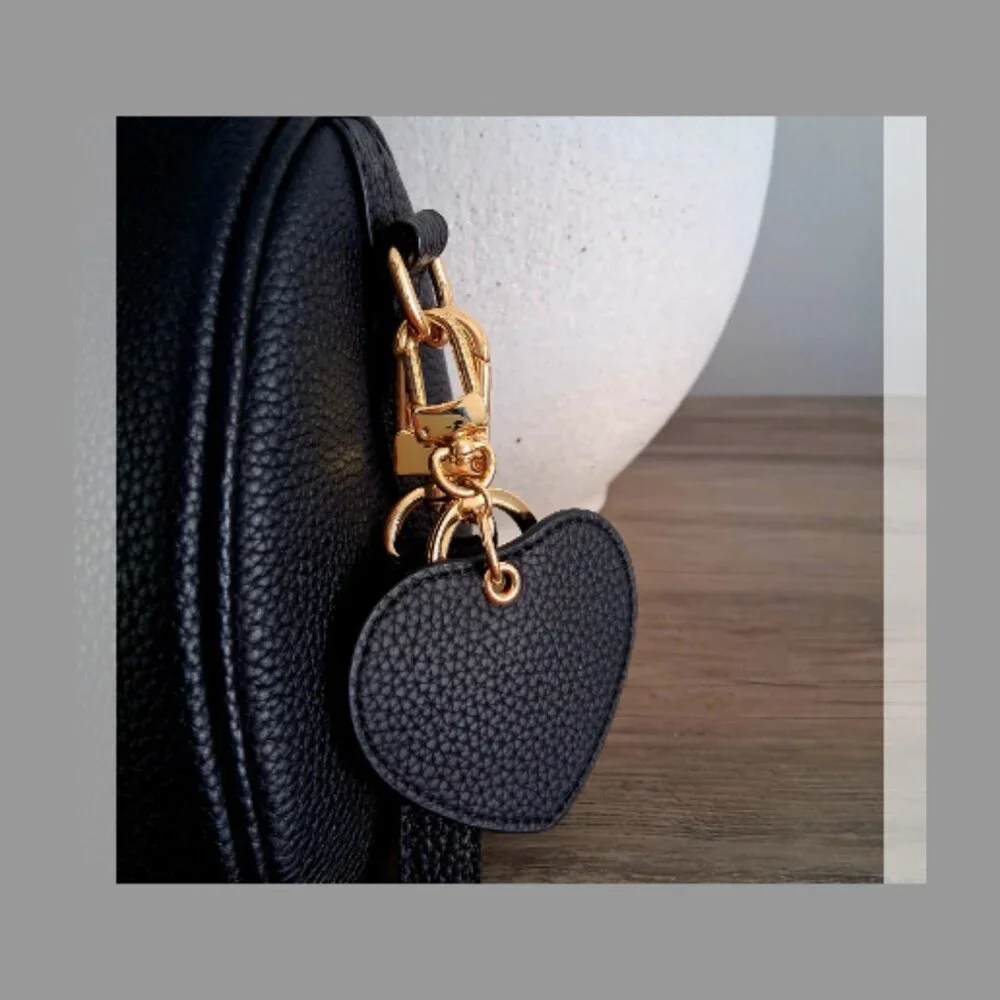DUYP Melodie Cecile Black Grained leather - Mini Boston bag - Picture 12 of 13